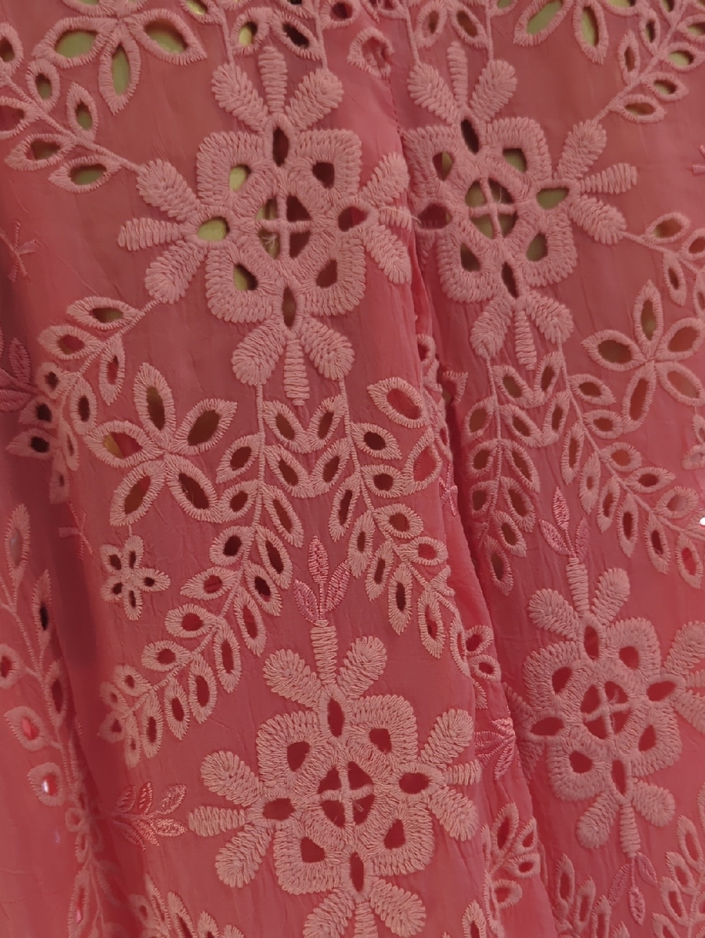 Johnny Was Malfi Dress Coral Embroidered - Picture 8 of 11